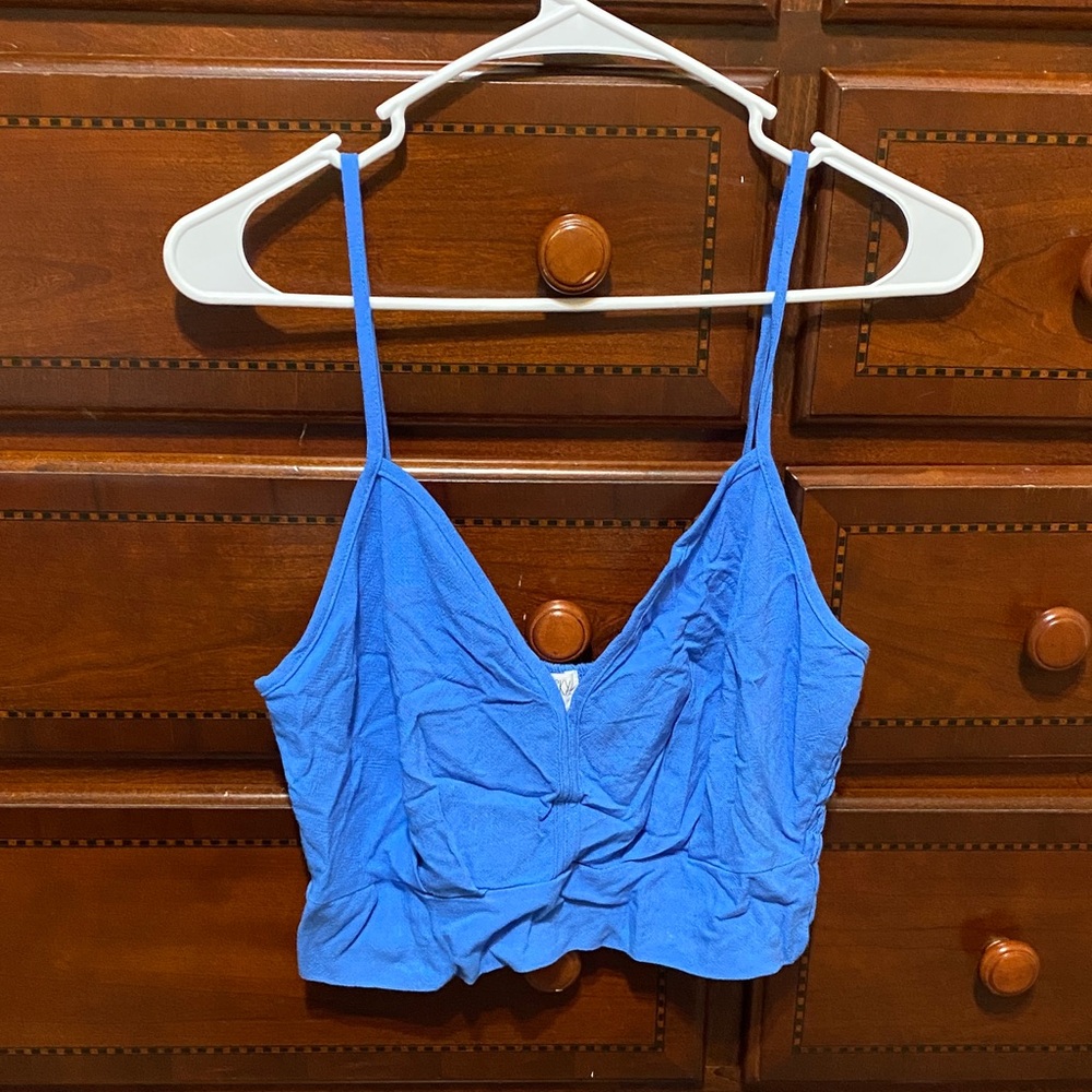 Sienna Sky Blue Women's Spaghetti Strap Top